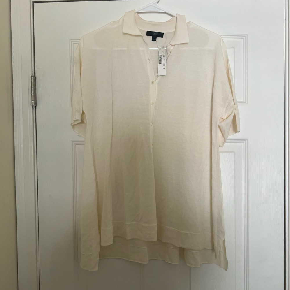 J. Crew 100% Merino Wool Shirt